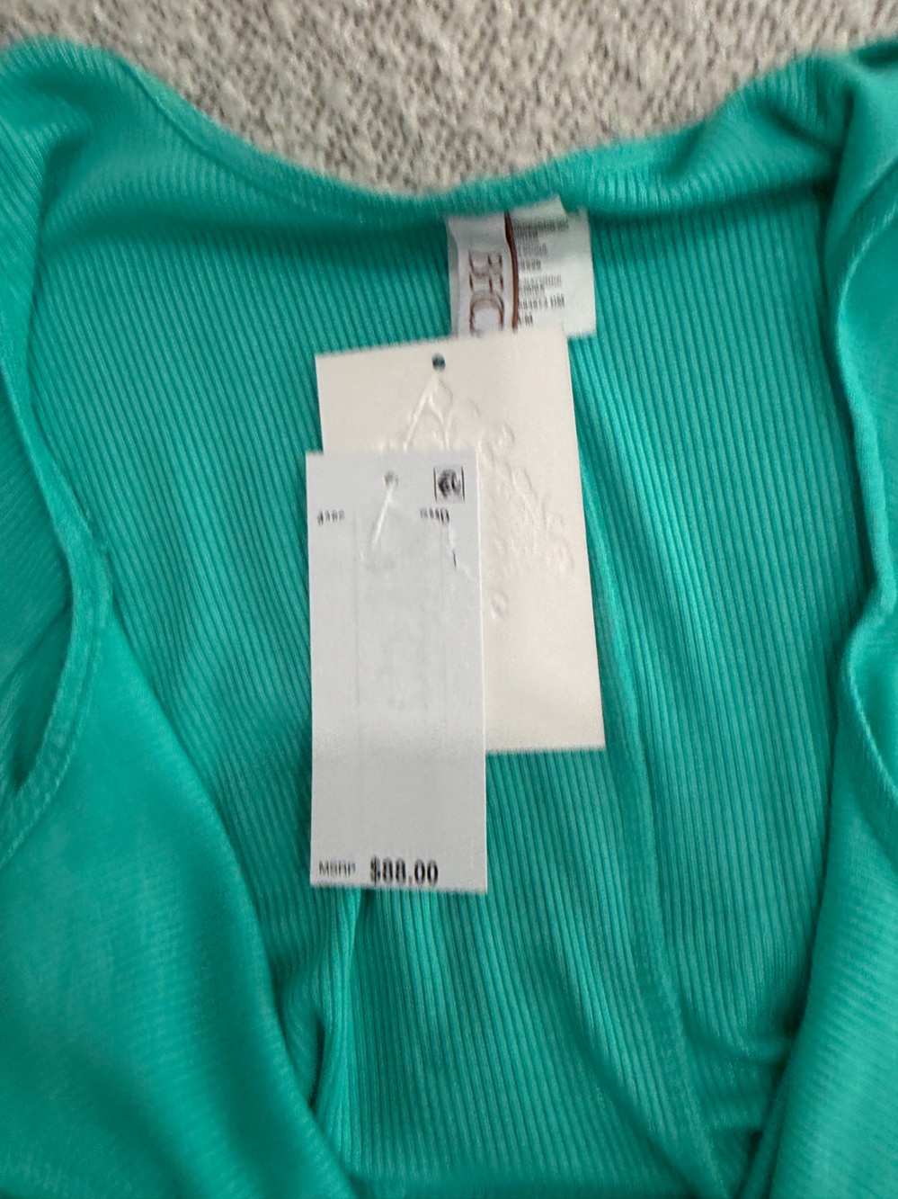 NWT Becca Women’s Teal Scoop Neck Sleeveless Maxi Dress M - Picture 9 of 9